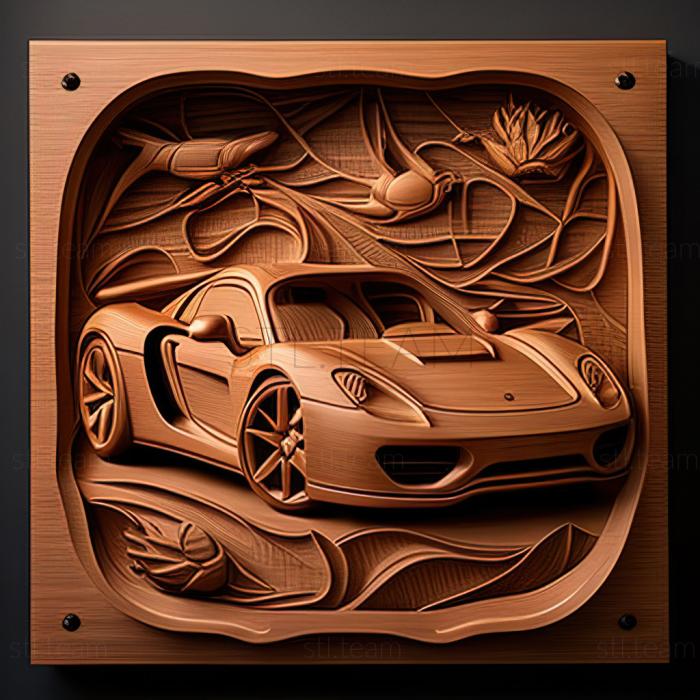 3D модель Porsche Carrera GT (STL)